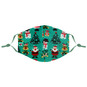 Open image in slideshow, Teal Christmas Mask

