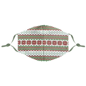 Open image in slideshow, Green and Red Patterned Mask
